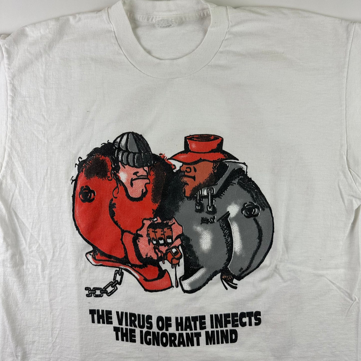 Vintage 90s Biohazard Shirt XL Virus Of Hate