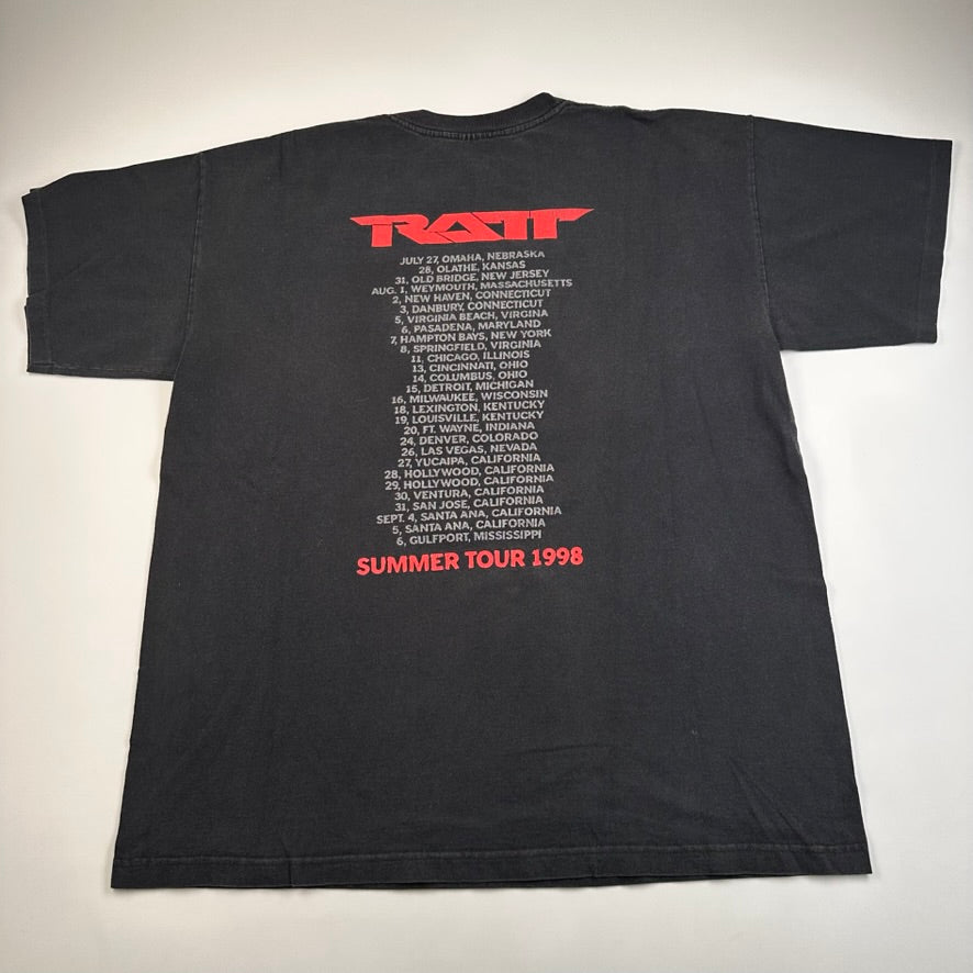 Vintage 1998 Ratt Shirt XL Summer Tour