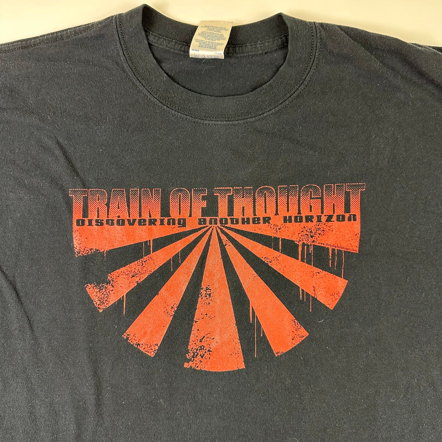 Vintage 2000s Train Of Thought Shirt XXL Discovering Another Horizon