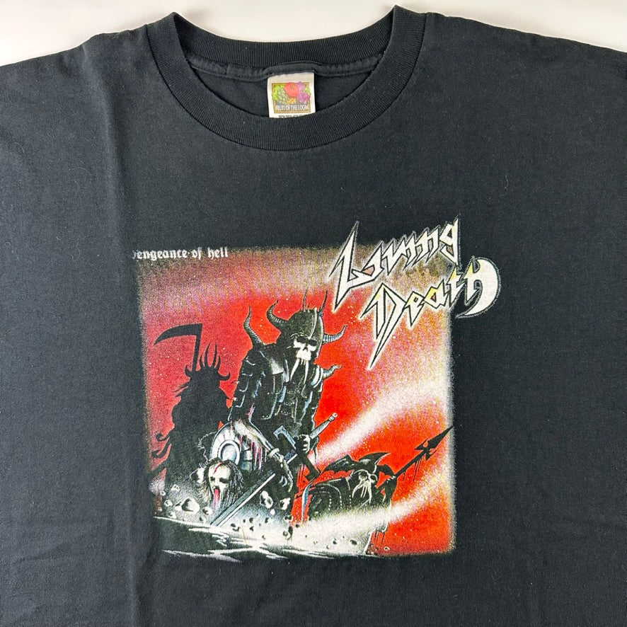 Vintage 90s Living Death Shirt XL Vengeance Of Hell