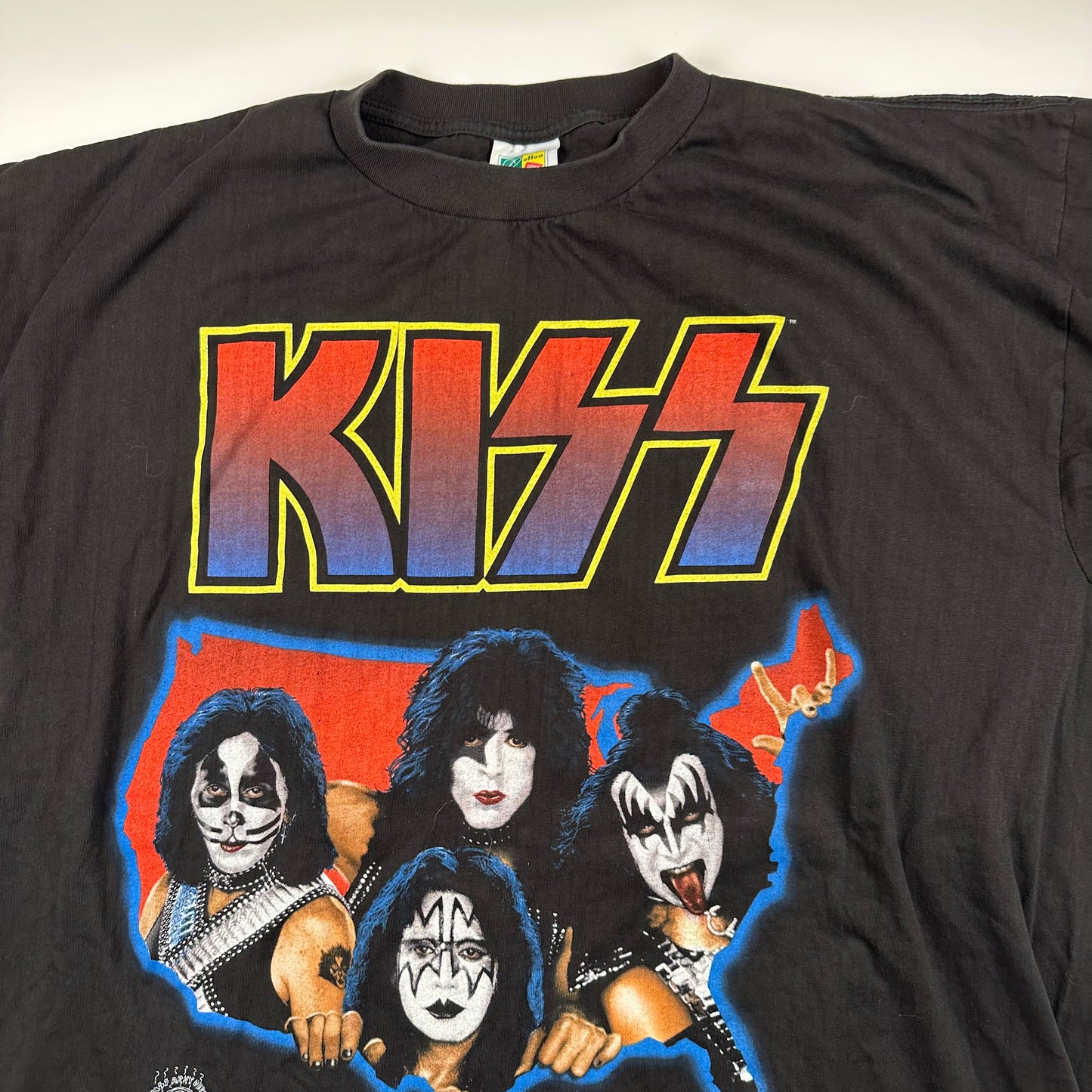 Vintage 1996 Kiss Shirt XXL Alive Worldwide