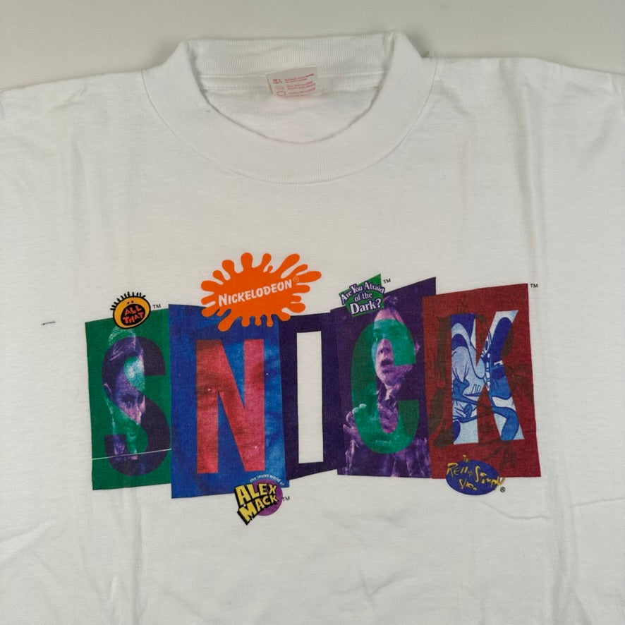 Vintage 90s Nickelodeon Snick Shirt XL Are You Afraid Of The Dark