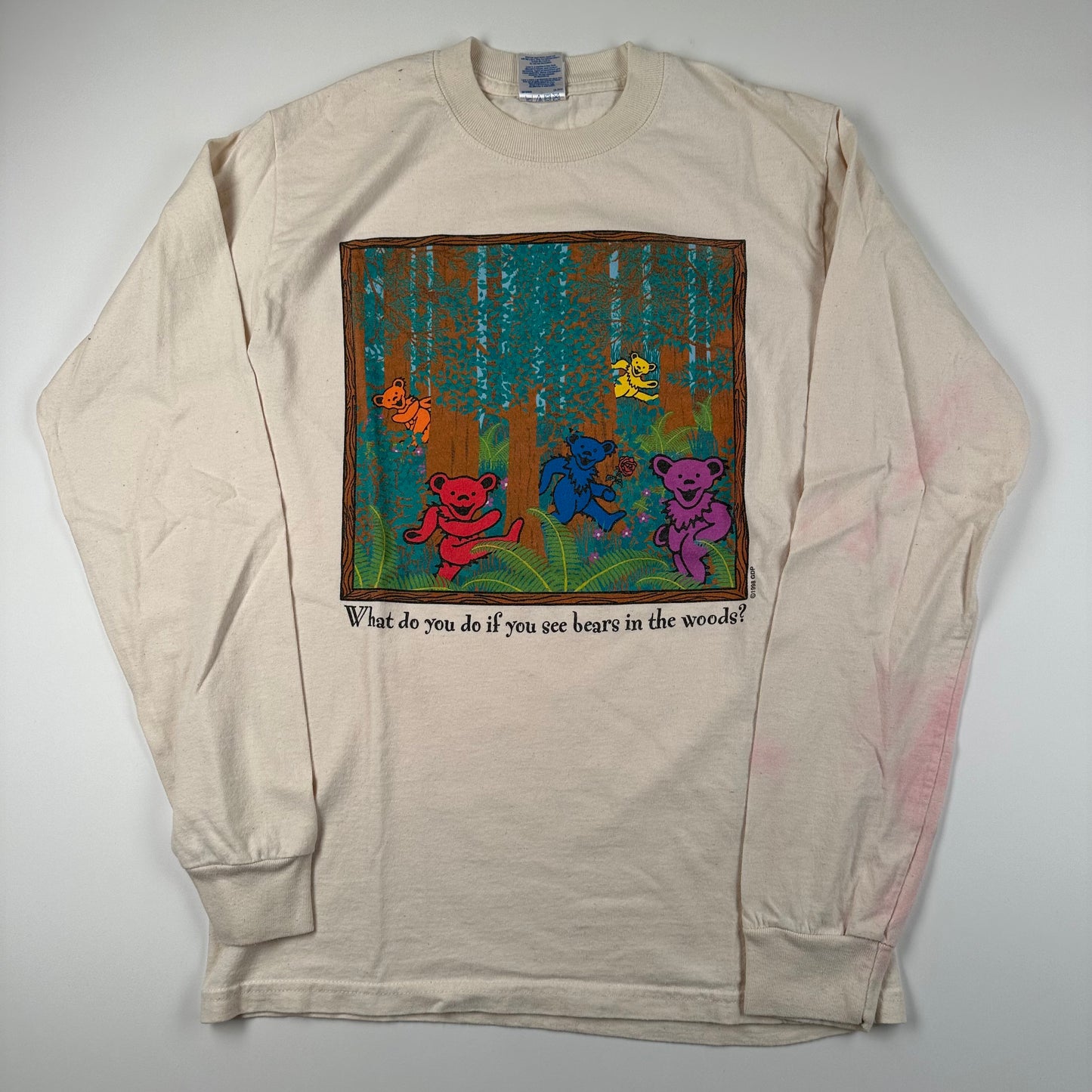 Vintage 1998 Grateful Dead Long Sleeve Shirt Small Play Dead