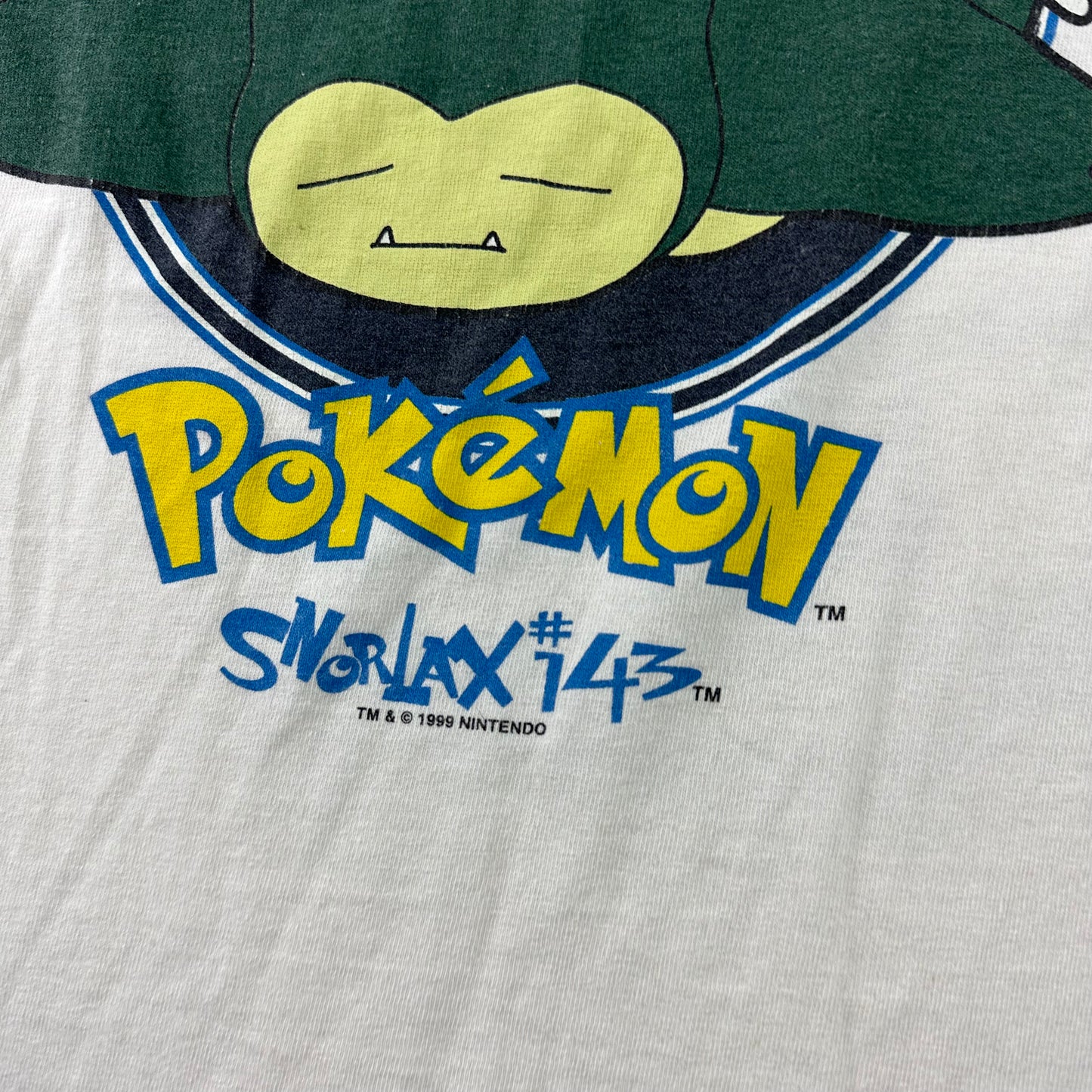 Vintage 1999 Pokemon Shirt Medium Snorlax