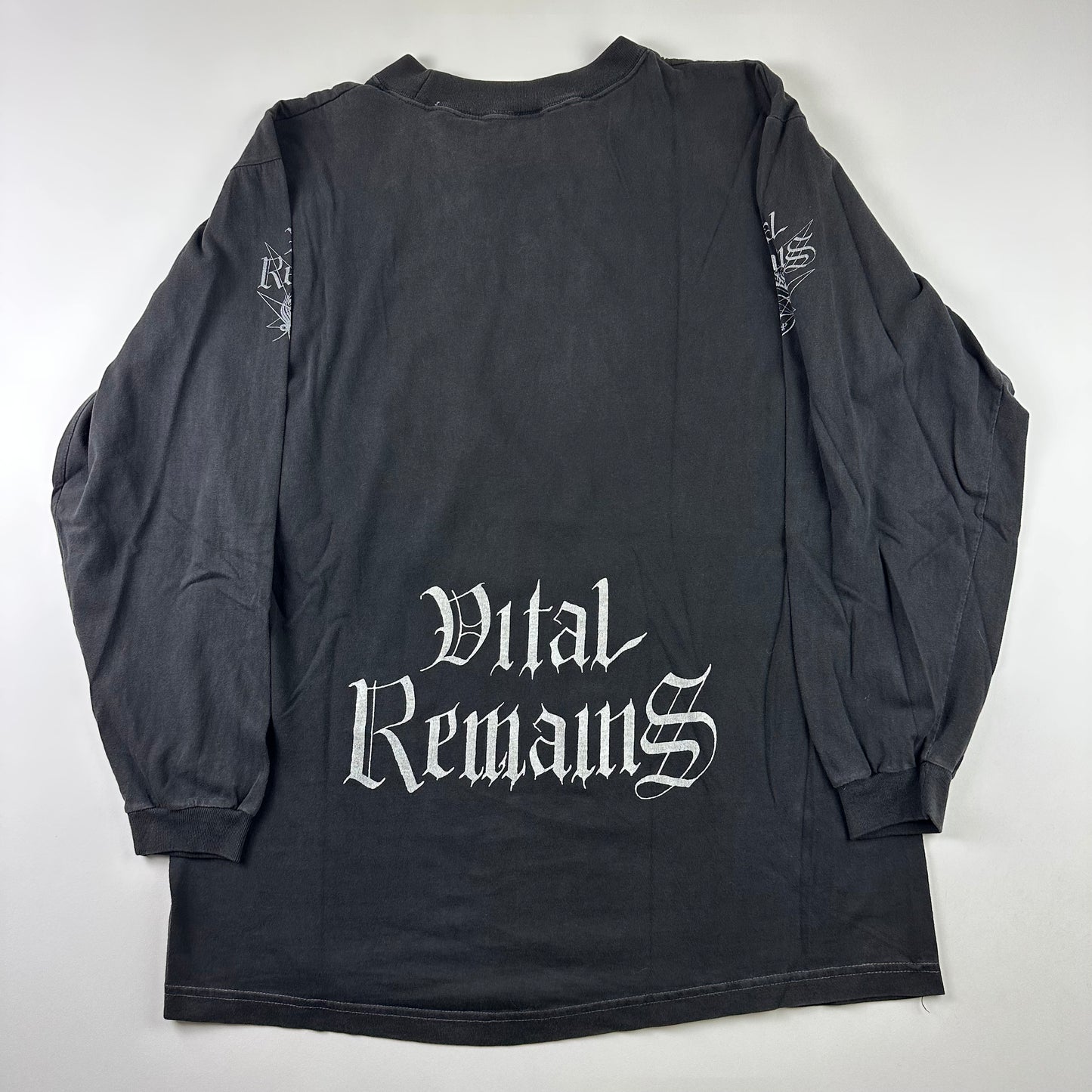 Vintage 90s Vital Remains Long Sleeve Shirt XL Forever Underground