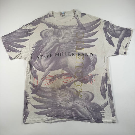 Vintage 1994 Steve Miller Band Shirt XL All Over Print