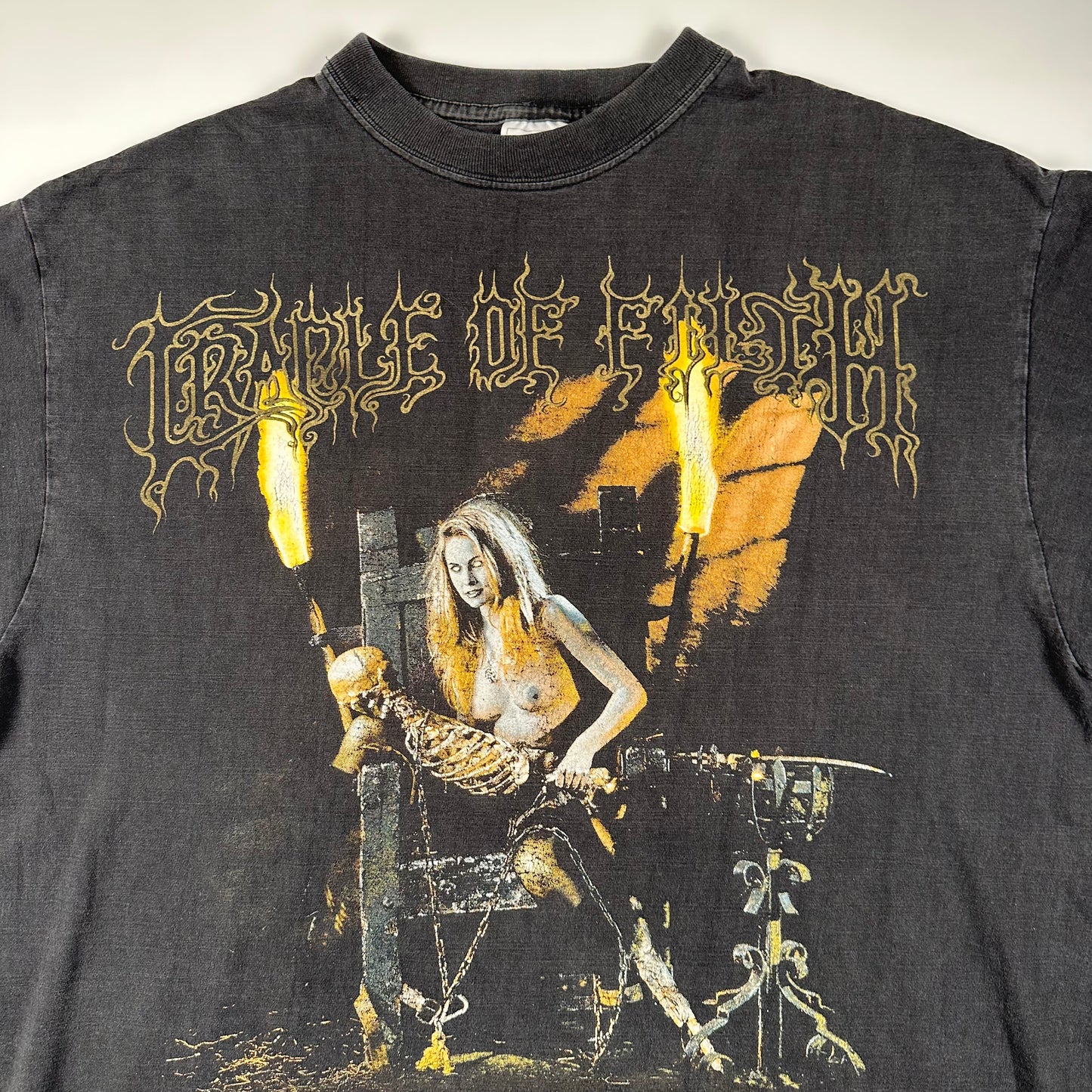 Vintage 1997 Cradle Of Filth Shirt XL Dead Girls