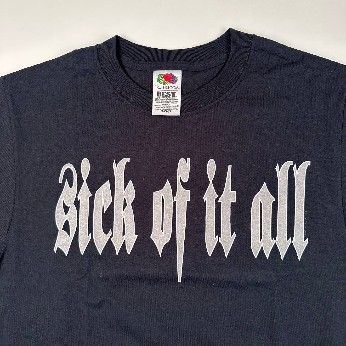 Vintage 2000s Sick Of It All Shirt Small