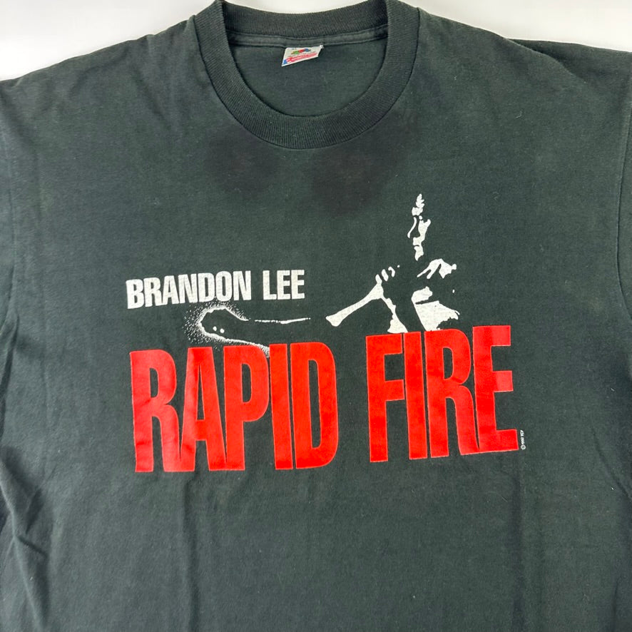 Vintage 1992 Rapid Fire Shirt XL Brandon Lee