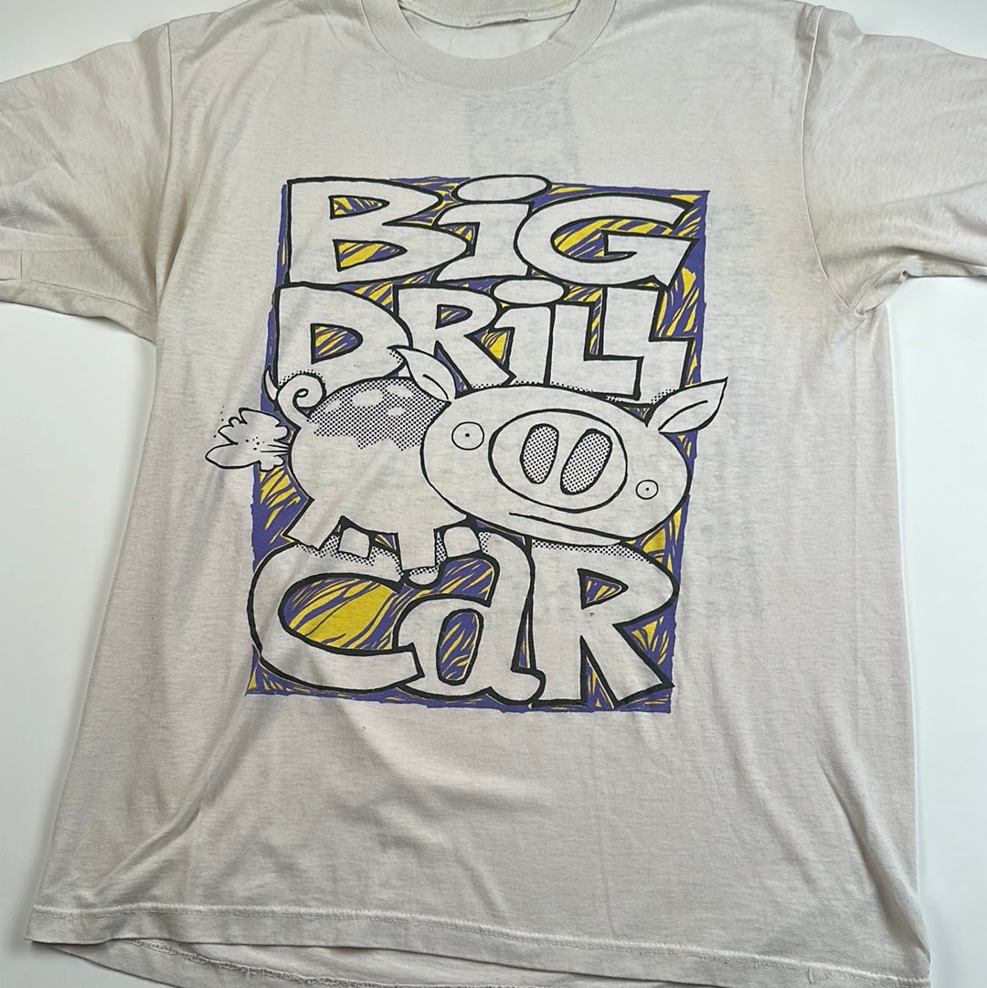 Vintage 1990 Big Drill Car Shirt Large