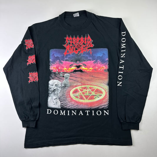 Vintage 90s Morbid Angel Long Sleeve Shirt XL Domination