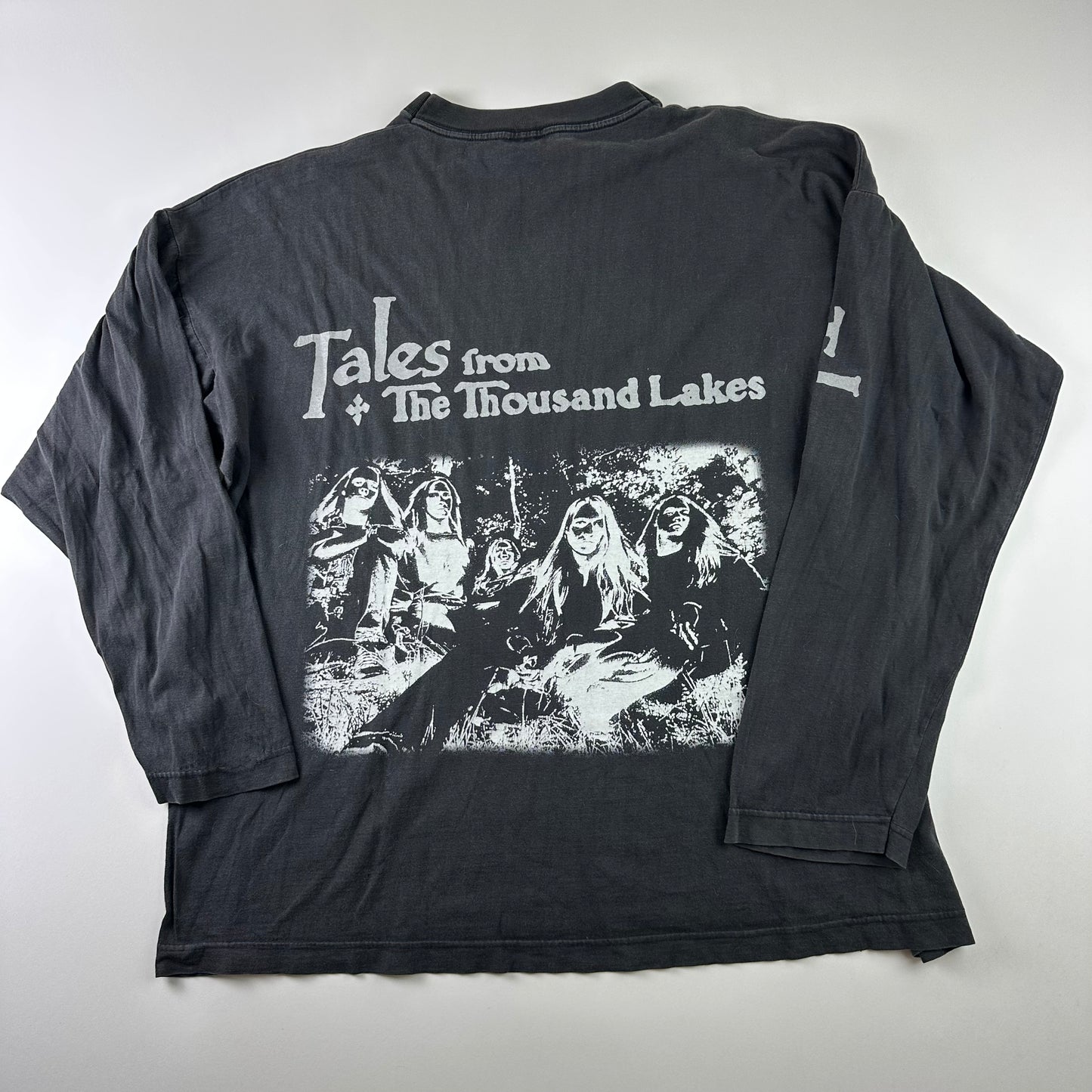 Vintage 90s Amorphis Long Sleeve Shirt XL Tales From The Thousand Lakes