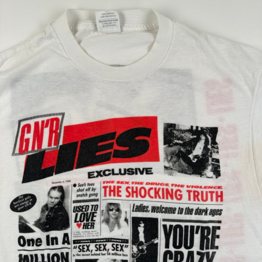 Vintage 1989 Guns N Roses Shirt XL GNR Lies