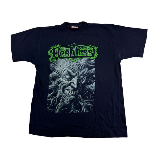 Vintage 2000s Fleshless Shirt Large Russian Fighting Tour