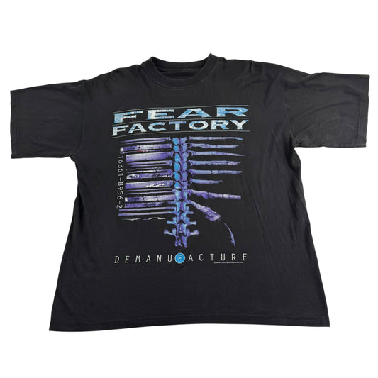 Vintage 1996 Fear Factory Shirt XL Demanufacture