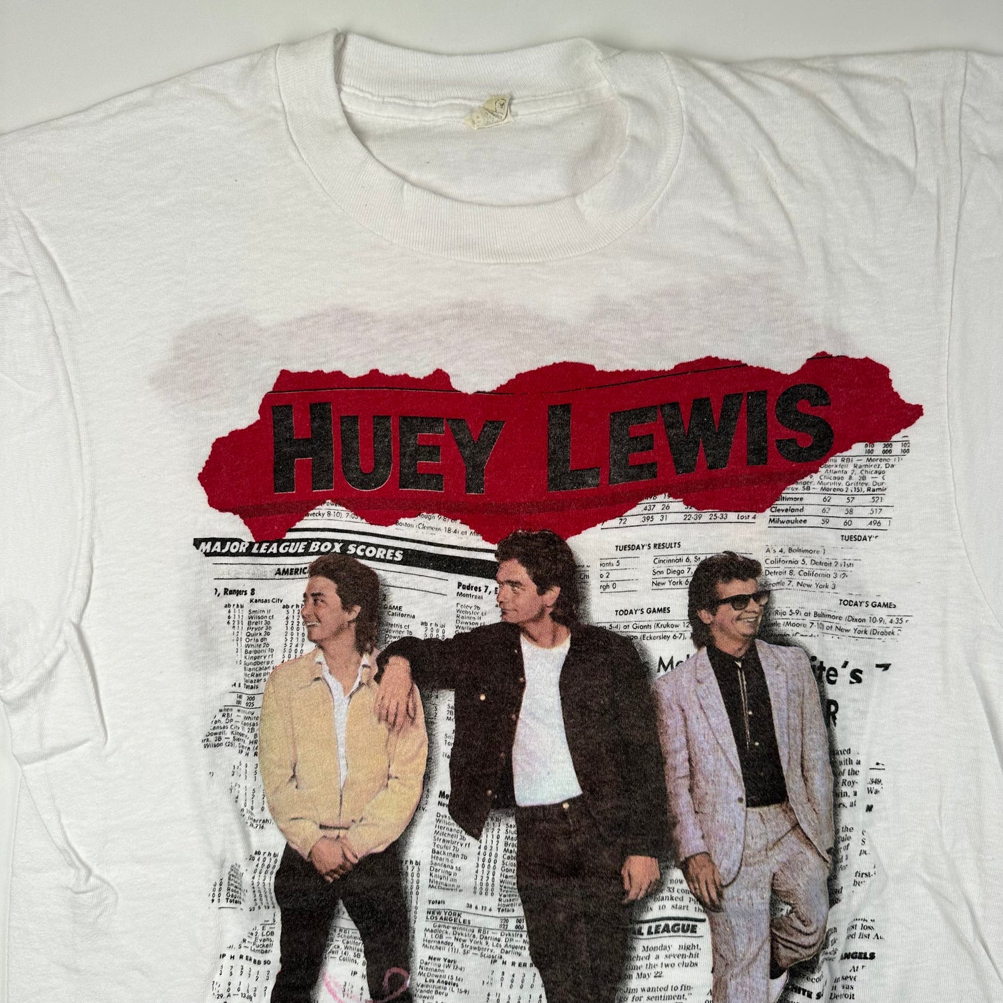 Vintage 1986 Huey Lewis And The News Shirt Large