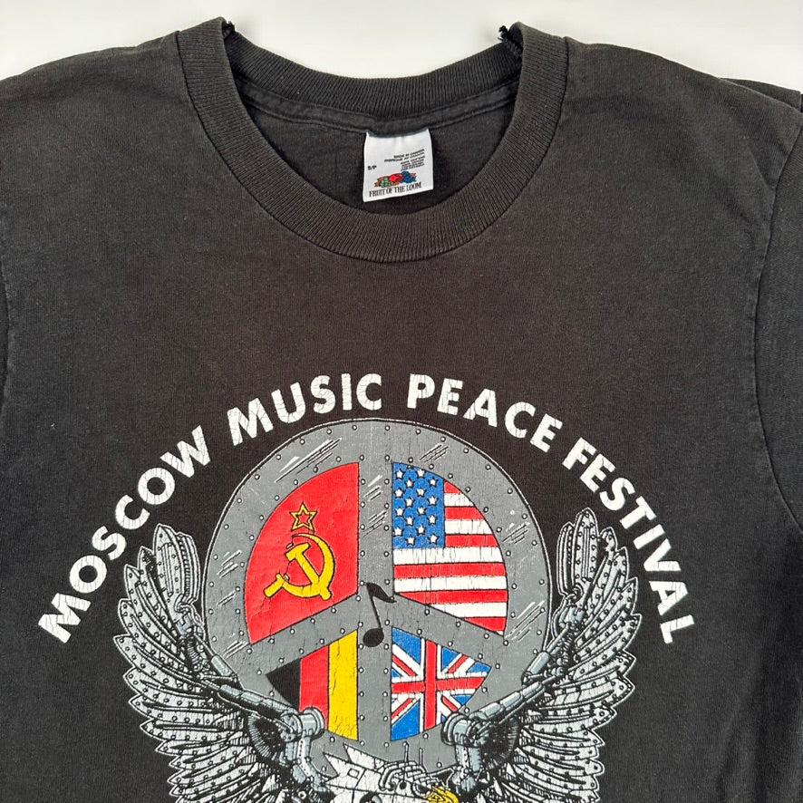 Vintage 1989 Moscow Music Peace Festival Shirt Small