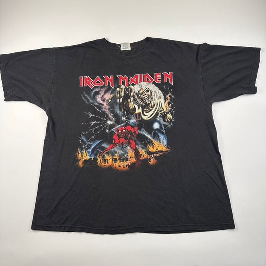 Vintage 90s Iron Maiden Shirt XL The Number Of The Beast