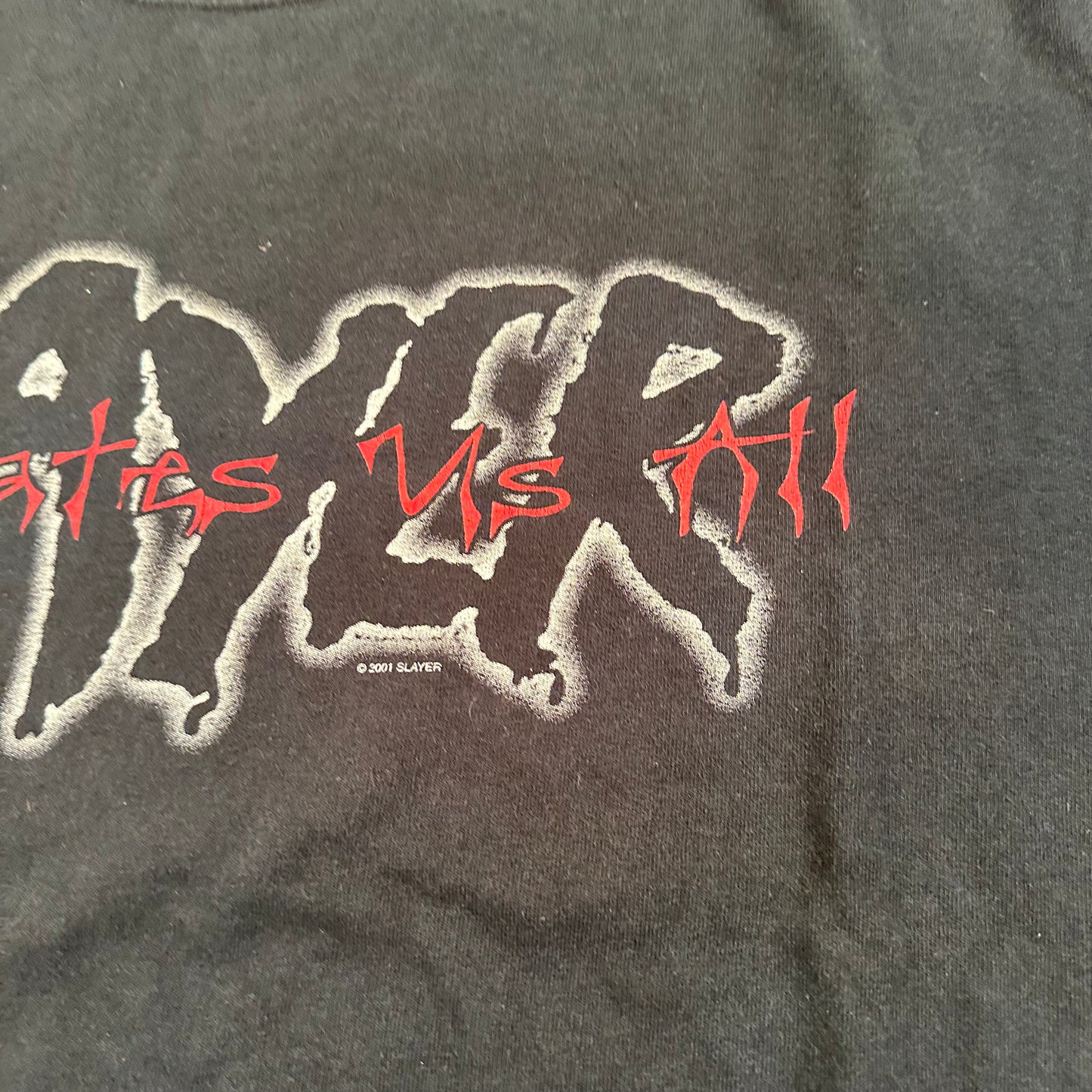 Vintage 2001 Slayer Long Sleeve Shirt XL God Hates Us All