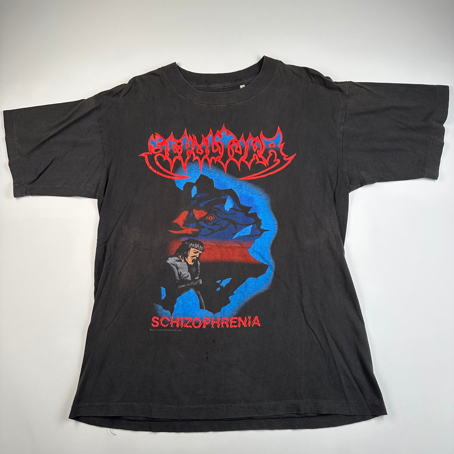 Vintage 1990 Sepultura Shirt Large Schizophrenia