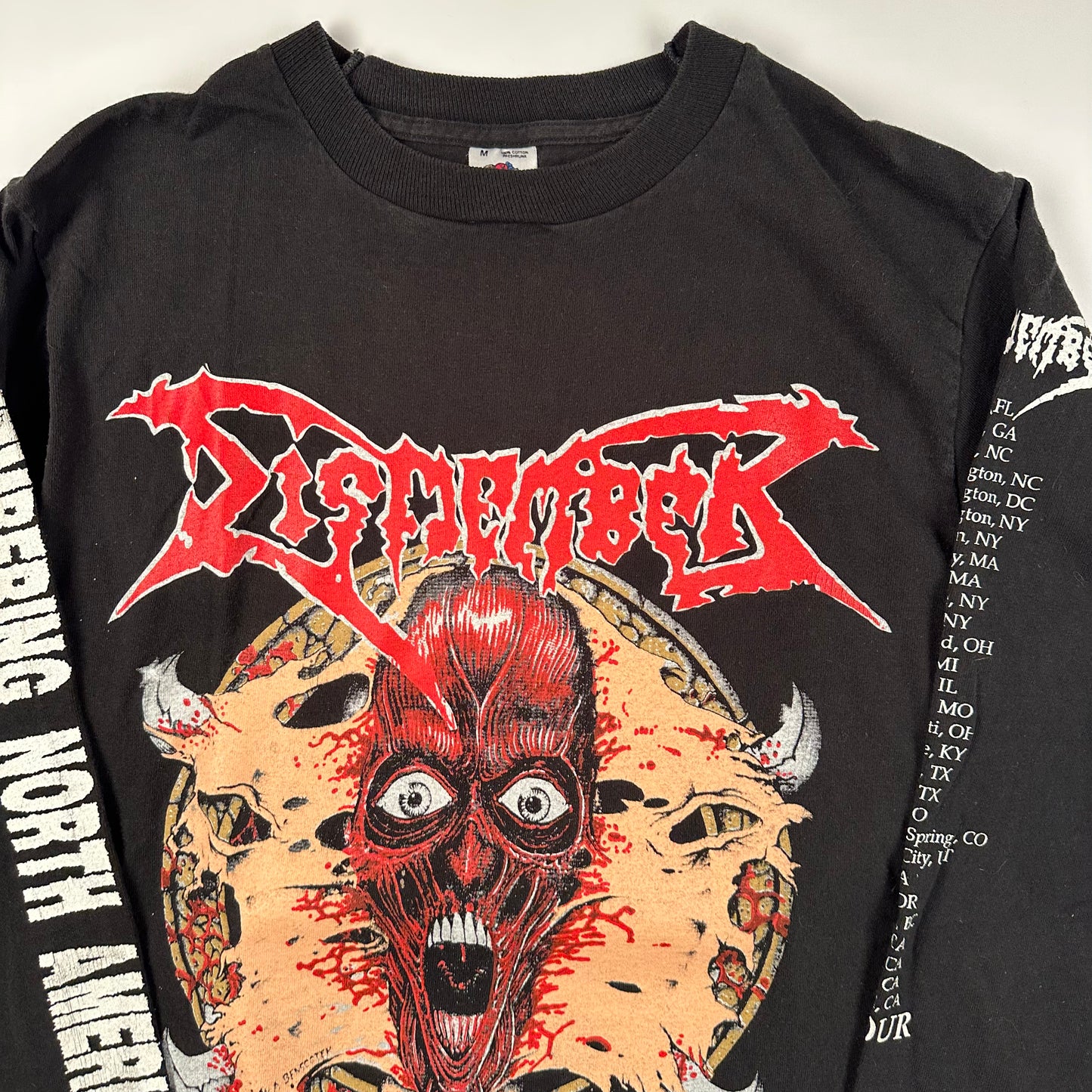 Vintage 1993 Dismember Long Sleeve Shirt Medium North America