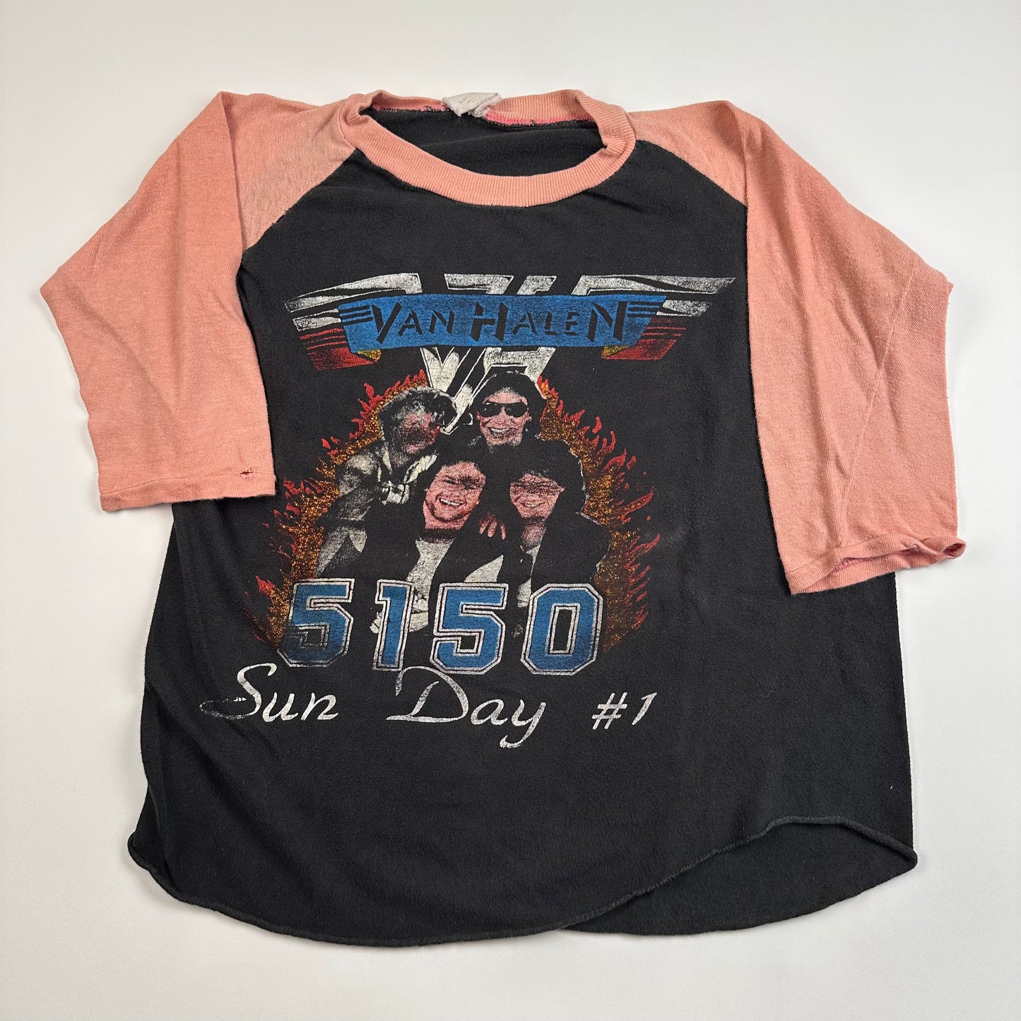 Vintage 1986 Van Halen Shirt Small Boulder Jam