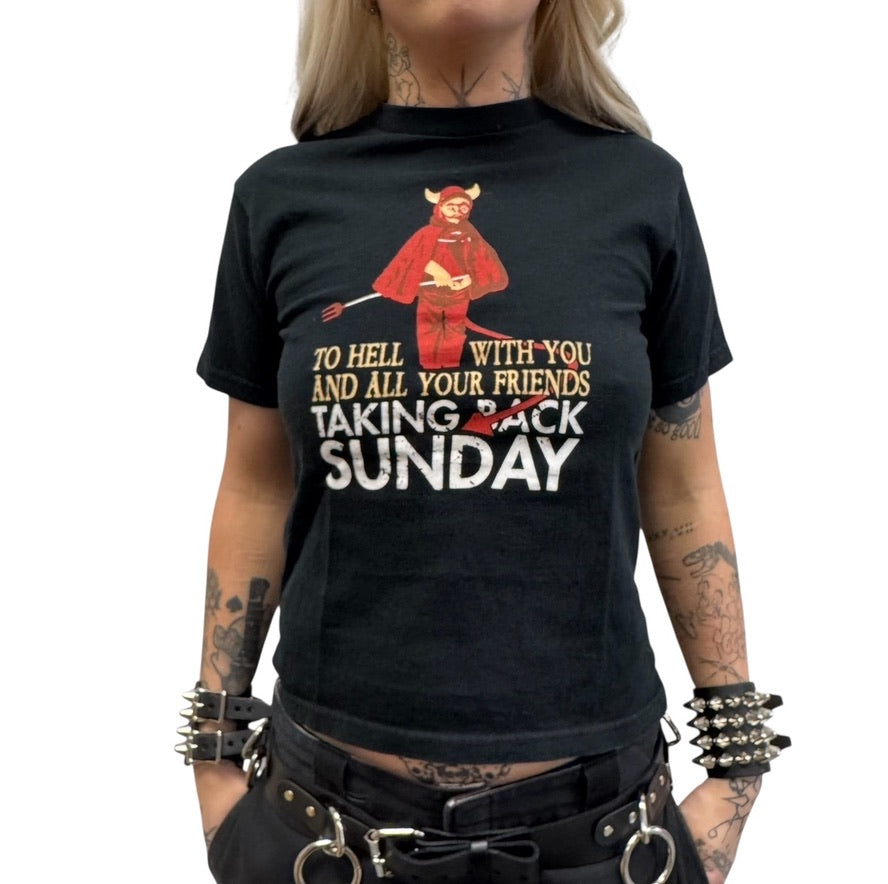 Vintage 2000s Taking Back Sunday Shirt Small To Hell With You