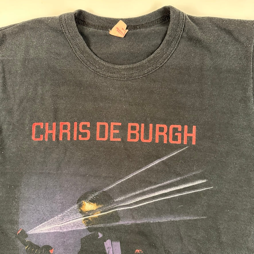 Vintage 1984 Chris De Burgh Shirt Large Man On The Line