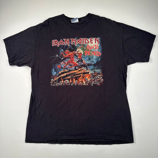 Vintage 2004 Iron Maiden Shirt Large Run To The Hills