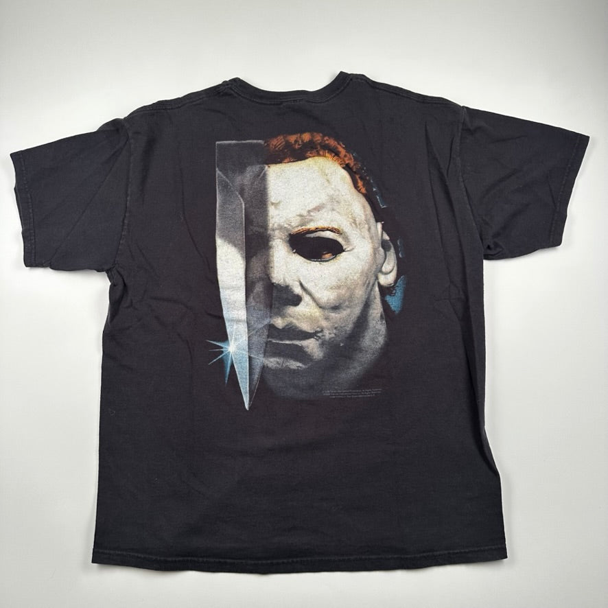 Vintage 2000s Halloween Shirt Large The Night He Came Home!