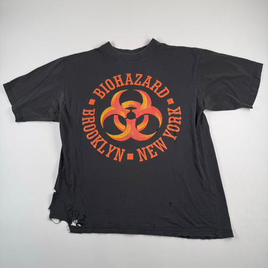 Vintage 90s Biohazard Shirt Large