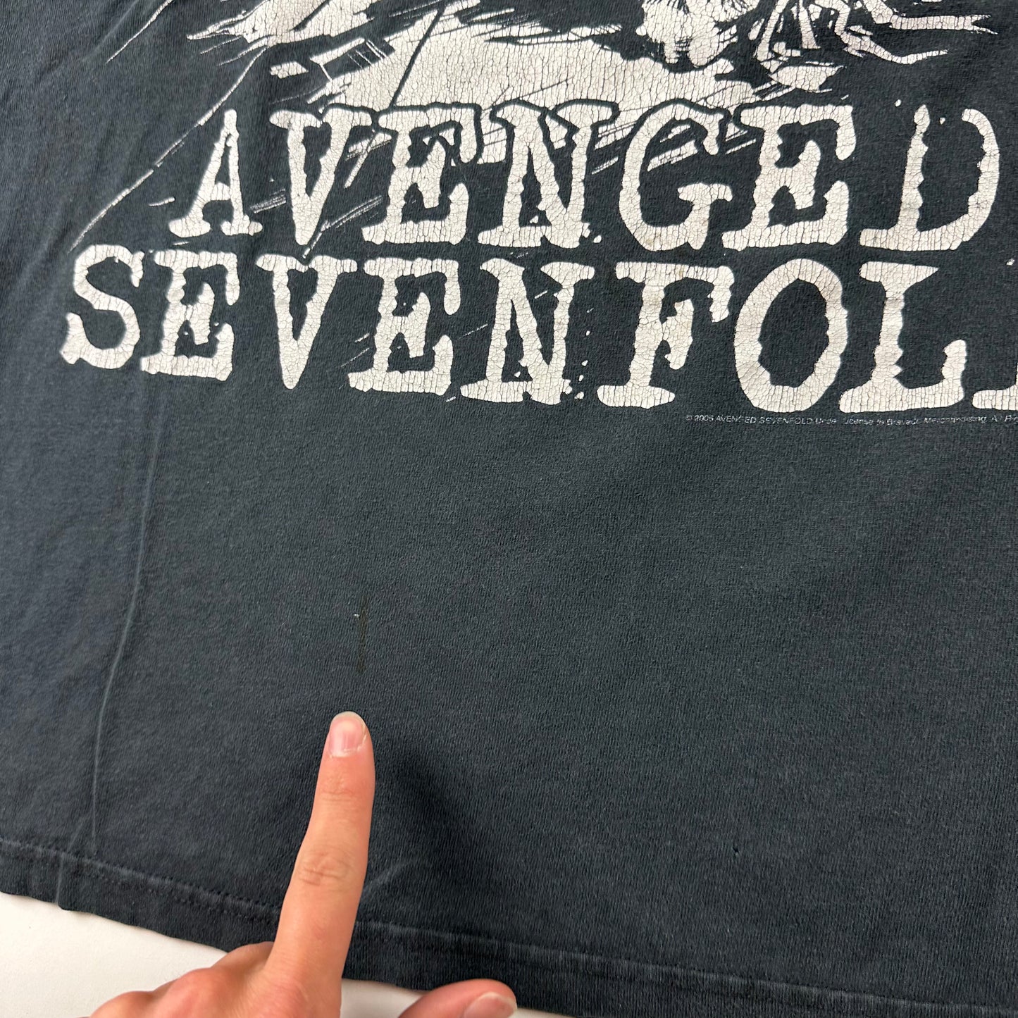 Vintage 2005 Avenged Sevenfold Shirt Medium