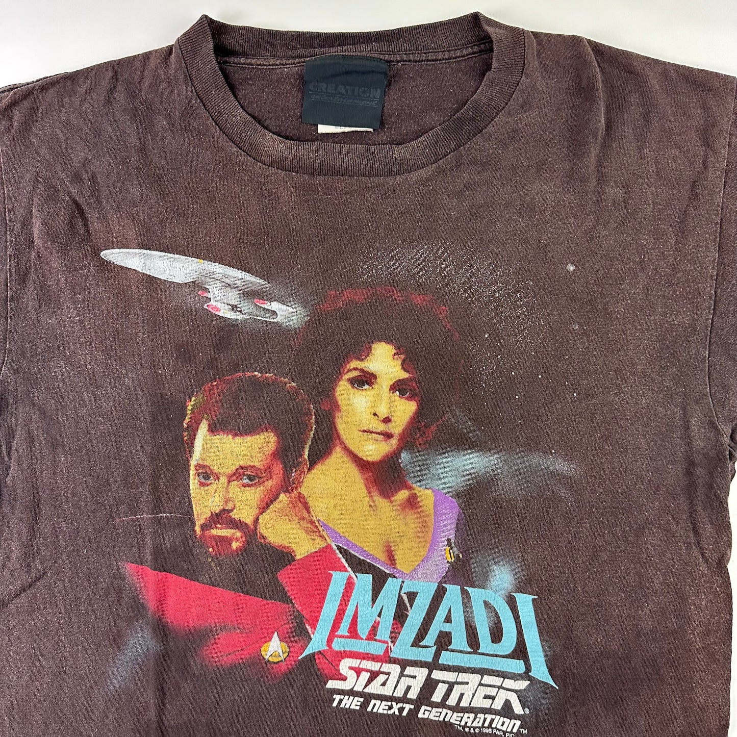 Vintage 1995 Star Trek Shirt Medium The Next Generation Imzadi