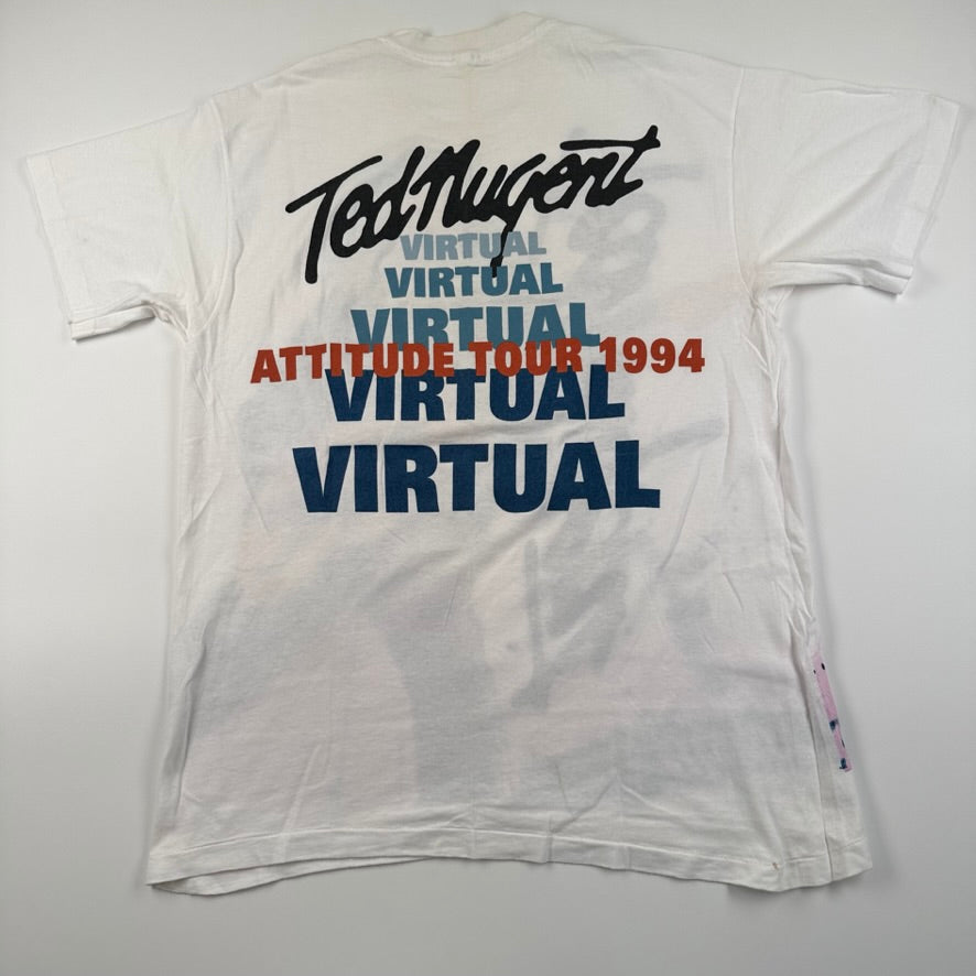 Vintage 1994 Ted Nugent Shirt Large Virtual