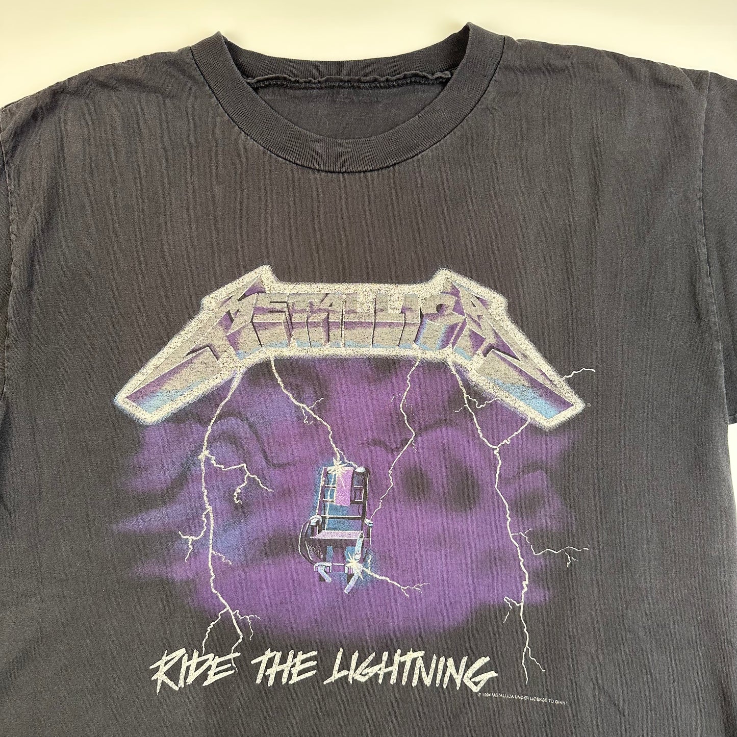 Vintage 1994 Metallica Shirt Large Ride The Lightning