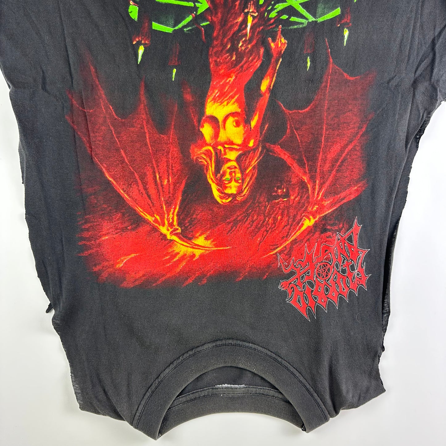 Vintage 1996 Morbid Angel Sleeveless Shirt Large Angel Of Disease