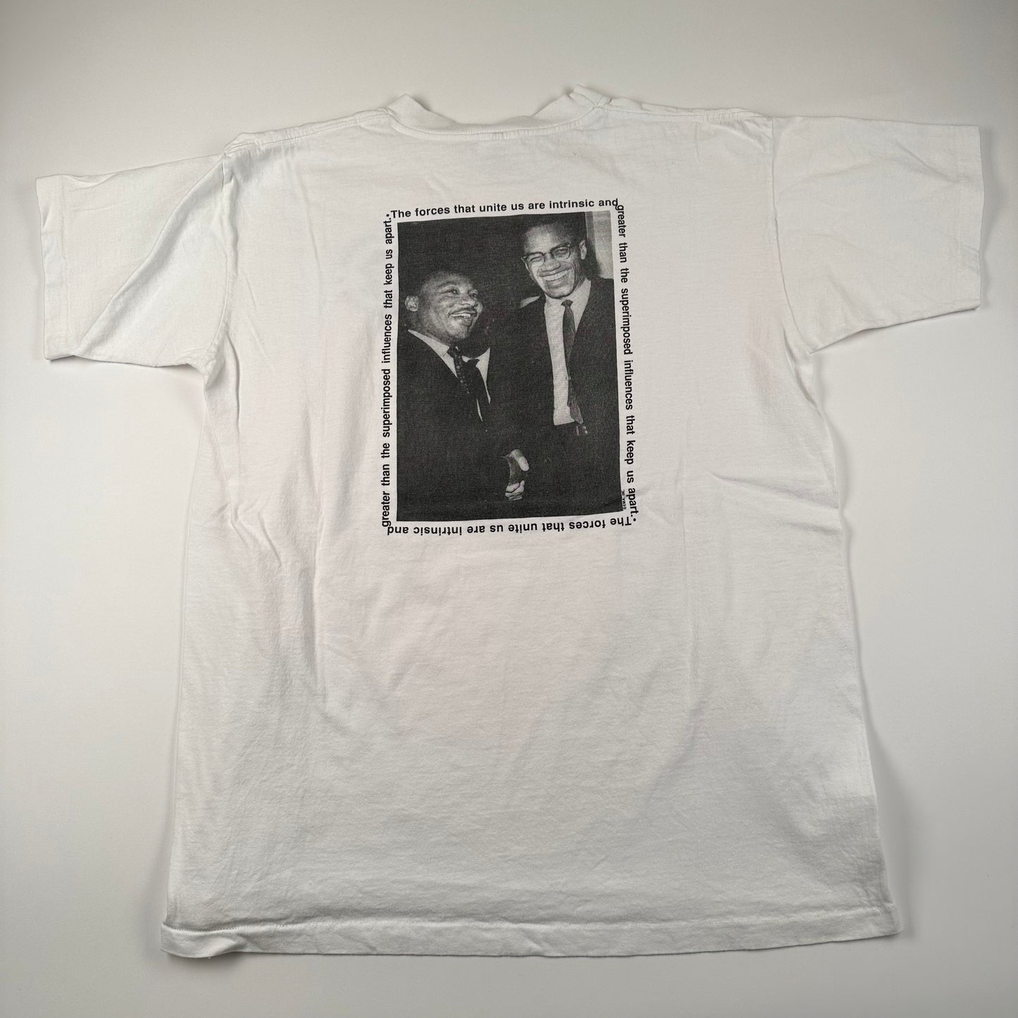 Vintage 90s Malcom X Martin Luther King Shirt XL