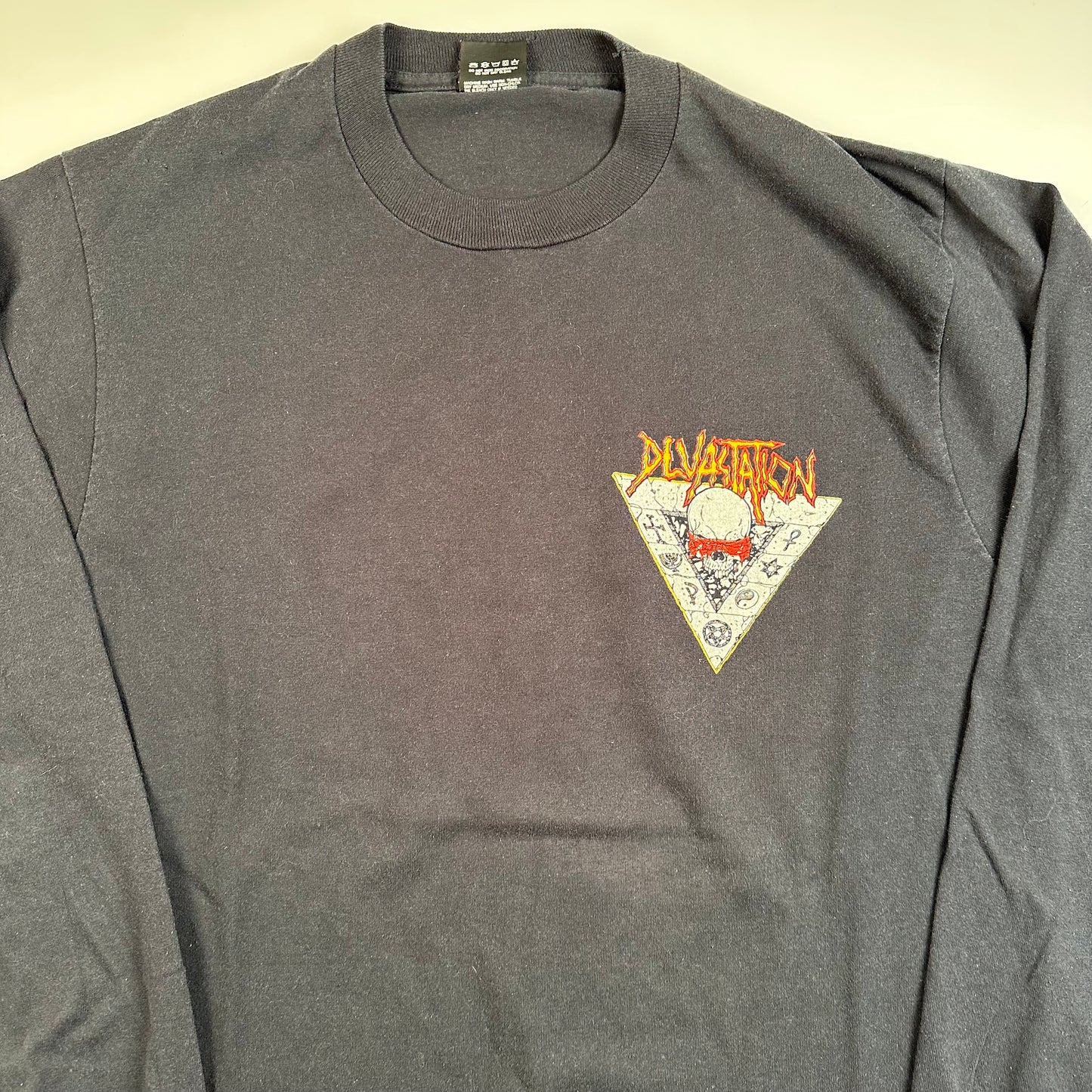 Vintage 1991 Devastation Long Sleeve Shirt Large