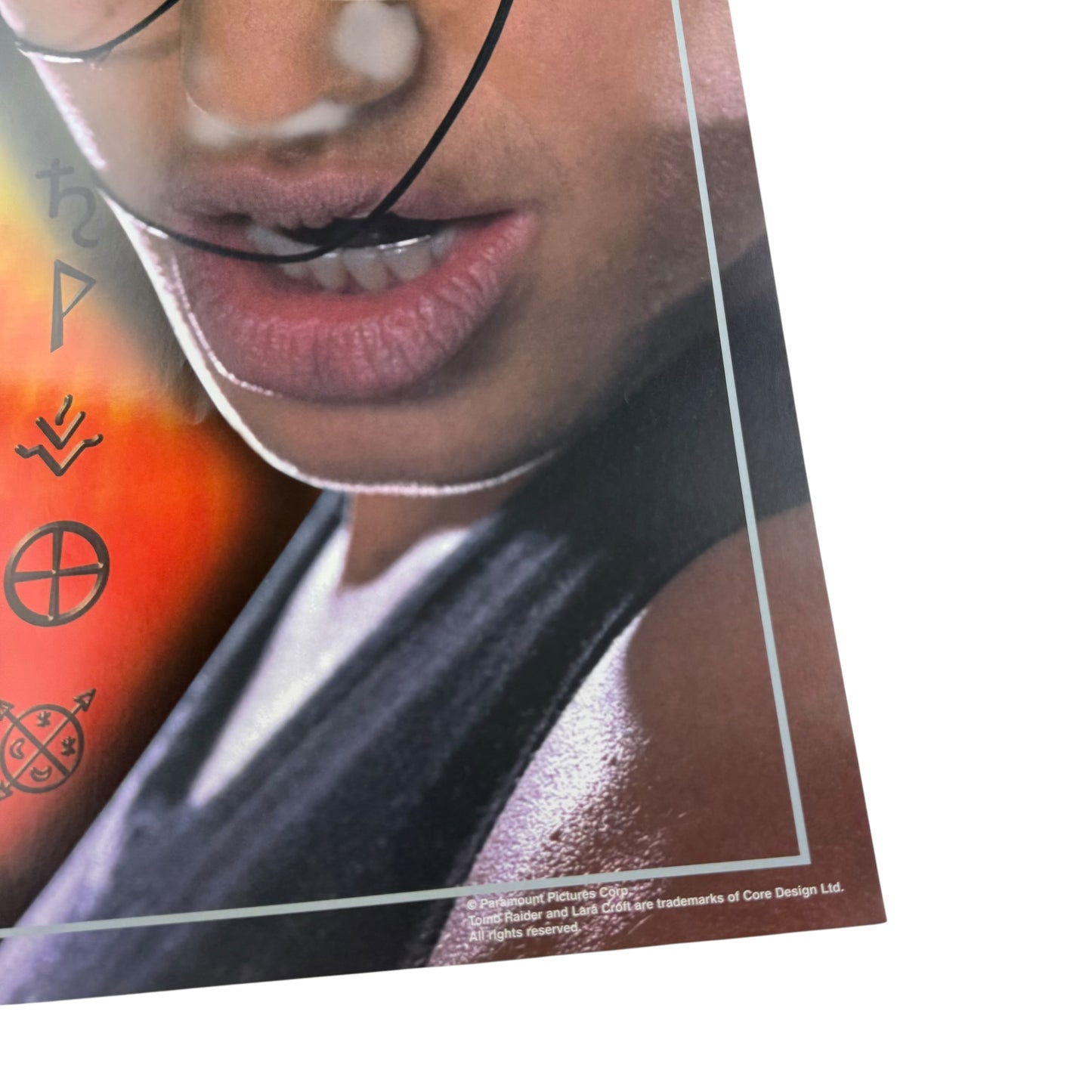 Vintage 90s Tomb Raider Poster Lara Croft