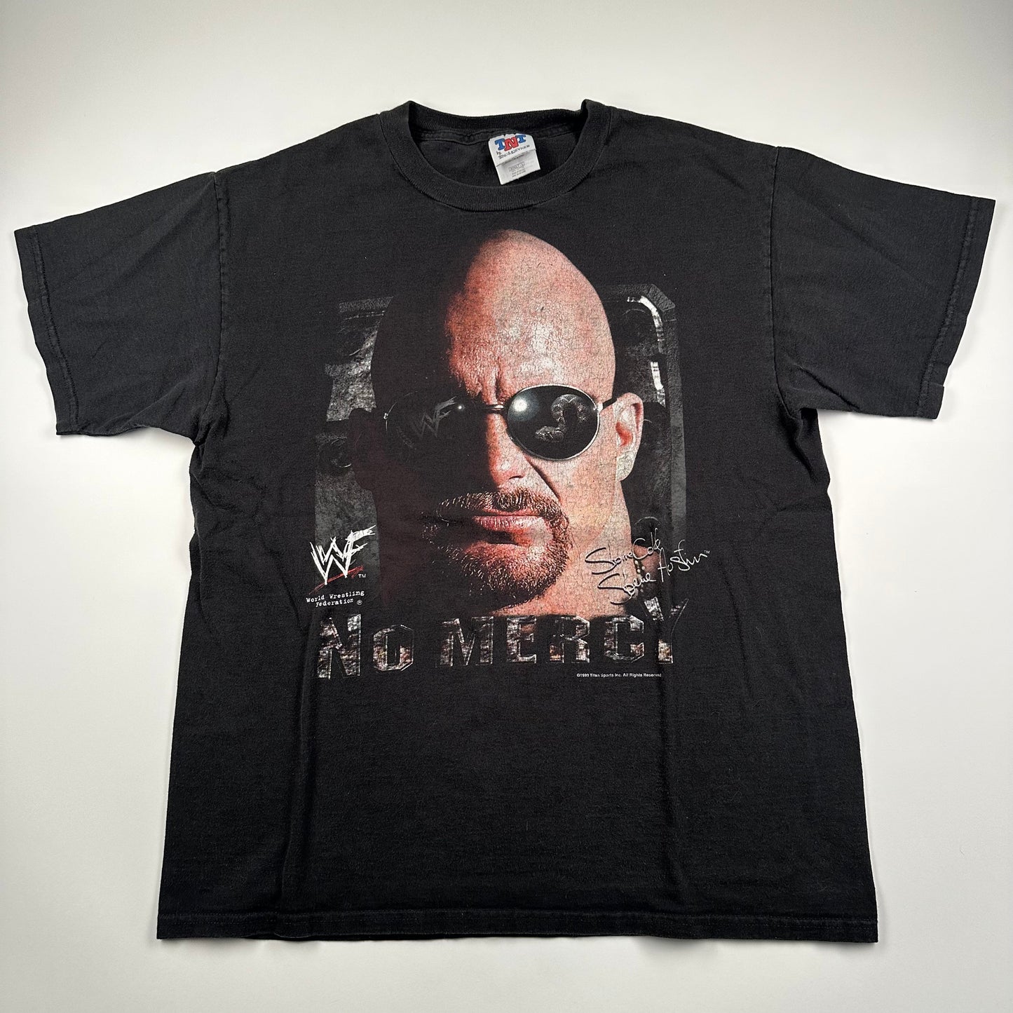 Vintage 1999 Stone Cold Shirt Large No Mercy