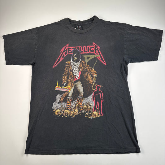 Vintage 90s Metallica Shirt XL So I Dub Thee Unforgiven