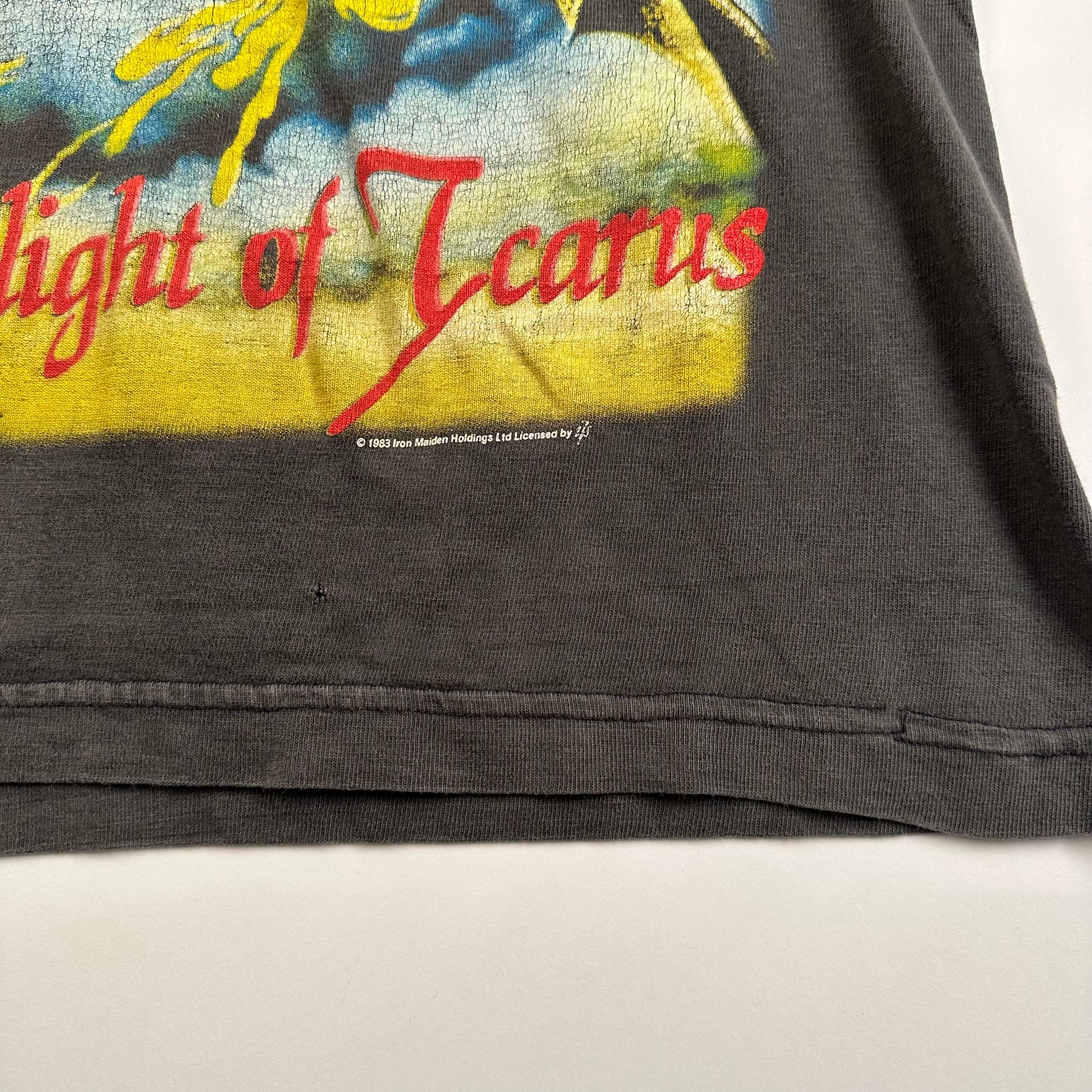 Vintage 90s Iron Maiden Shirt Large Flight Of Icarus