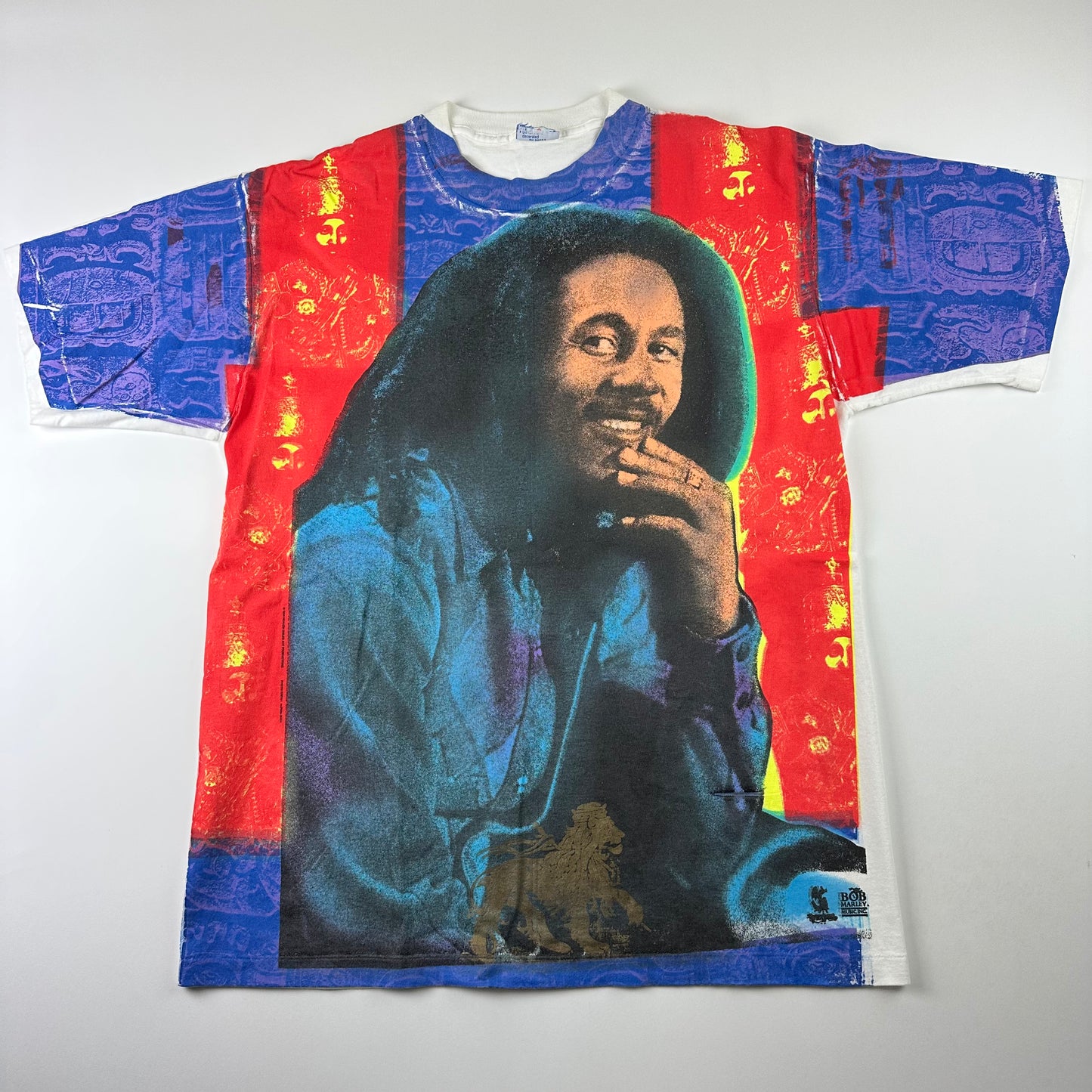 Vintage 90s Bob Marley Shirt XL Heaven Smiles