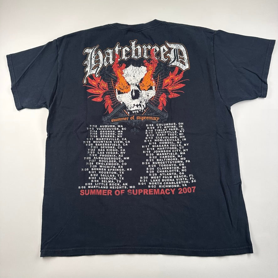 Vintage 2007 Hatebreed Shirt XL Summer Of Supremacy