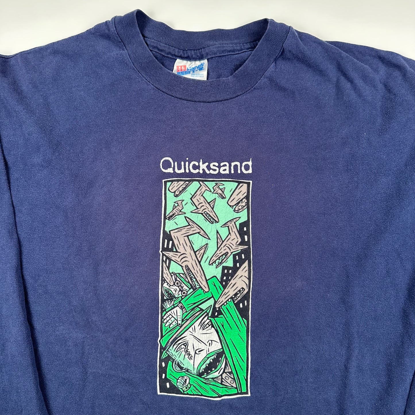 Vintage 90s Quicksand Long Sleeve Shirt XL