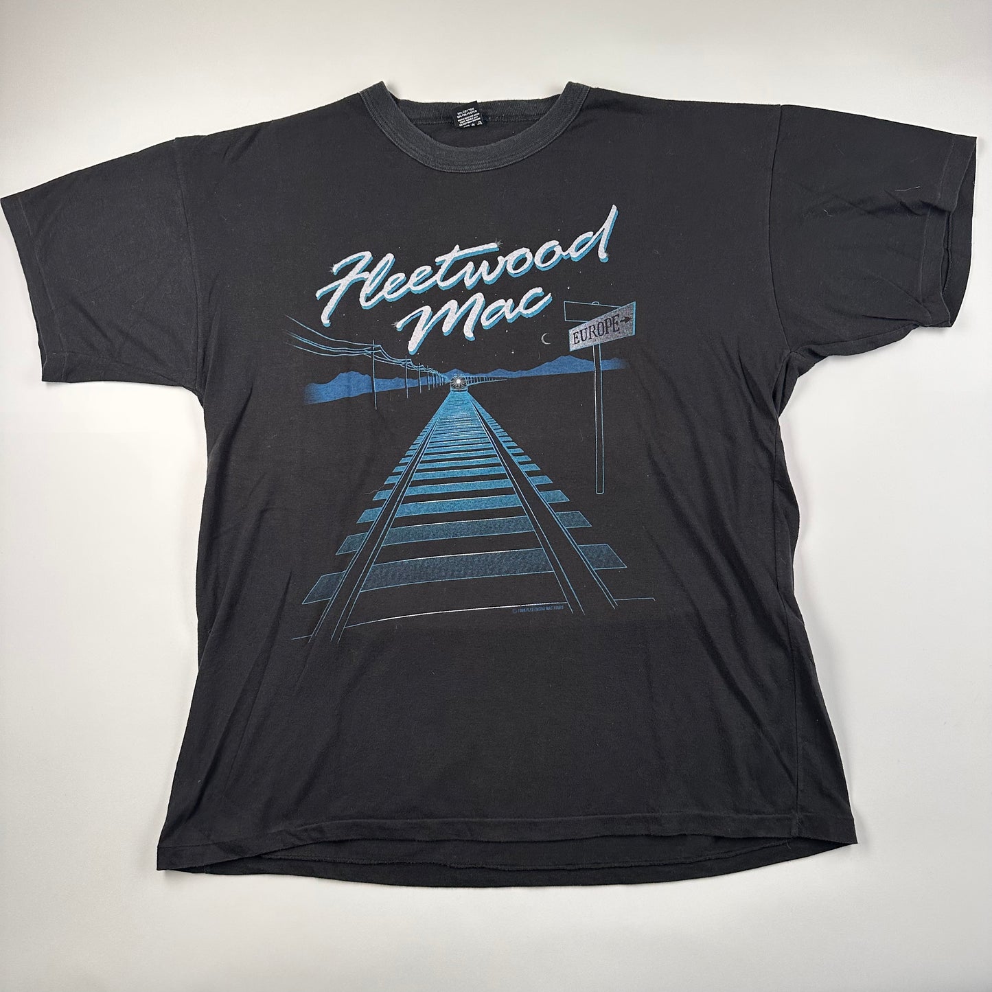 Vintage 1988 Fleetwood Mac Shirt XL Europe Tour