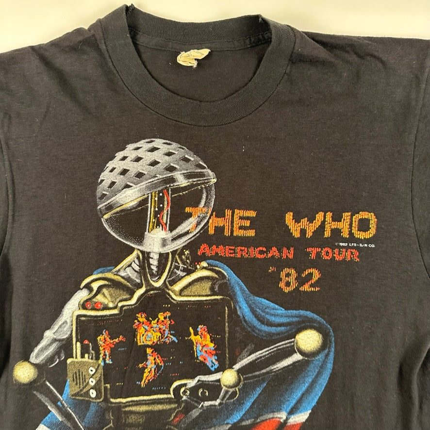 Vintage 1982 The Who Shirt Medium American Tour