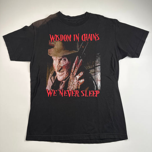 Wisdom In Chains Shirt Large We Never Sleep