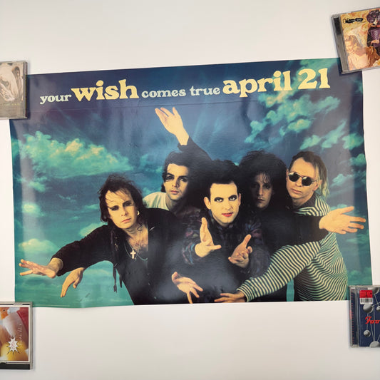 Vintage 1992 The Cure Poster Wish