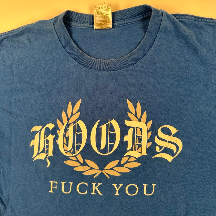 Vintage 2000s Hoods Shirt Large F*ck You